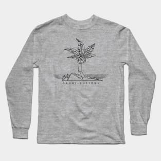 Peace Tree Black Long Sleeve T-Shirt